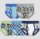 The Smurfs Briefs 5 Pack Boys Briefs Size 6 100% Cotton Underwear Softer New