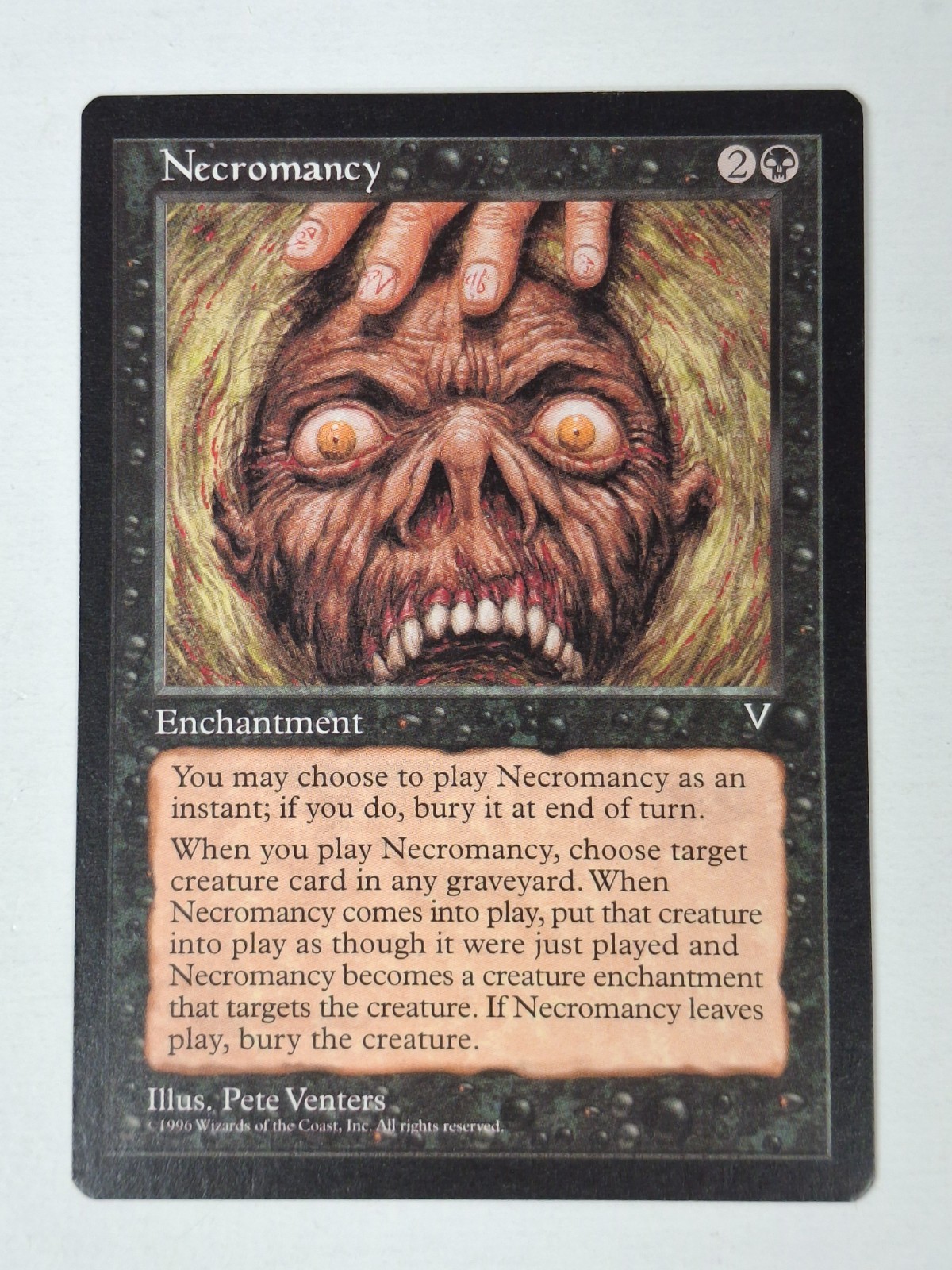 1x NM Necromancy Visions MTG Magic the Gathering Free Ship! BB