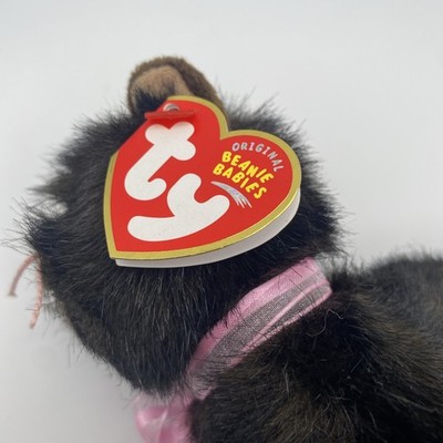Ty Beanie Baby Heiress The Cat With Tag Retired DOB April 20th