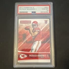 Panini 2017 Rookies & Stars Patrick Mahomes II #201 Rookie Chiefs PSA 10