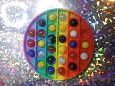 27 Beautiful Vintage  Marbles lot Hard to Find Amazing Colors Collection