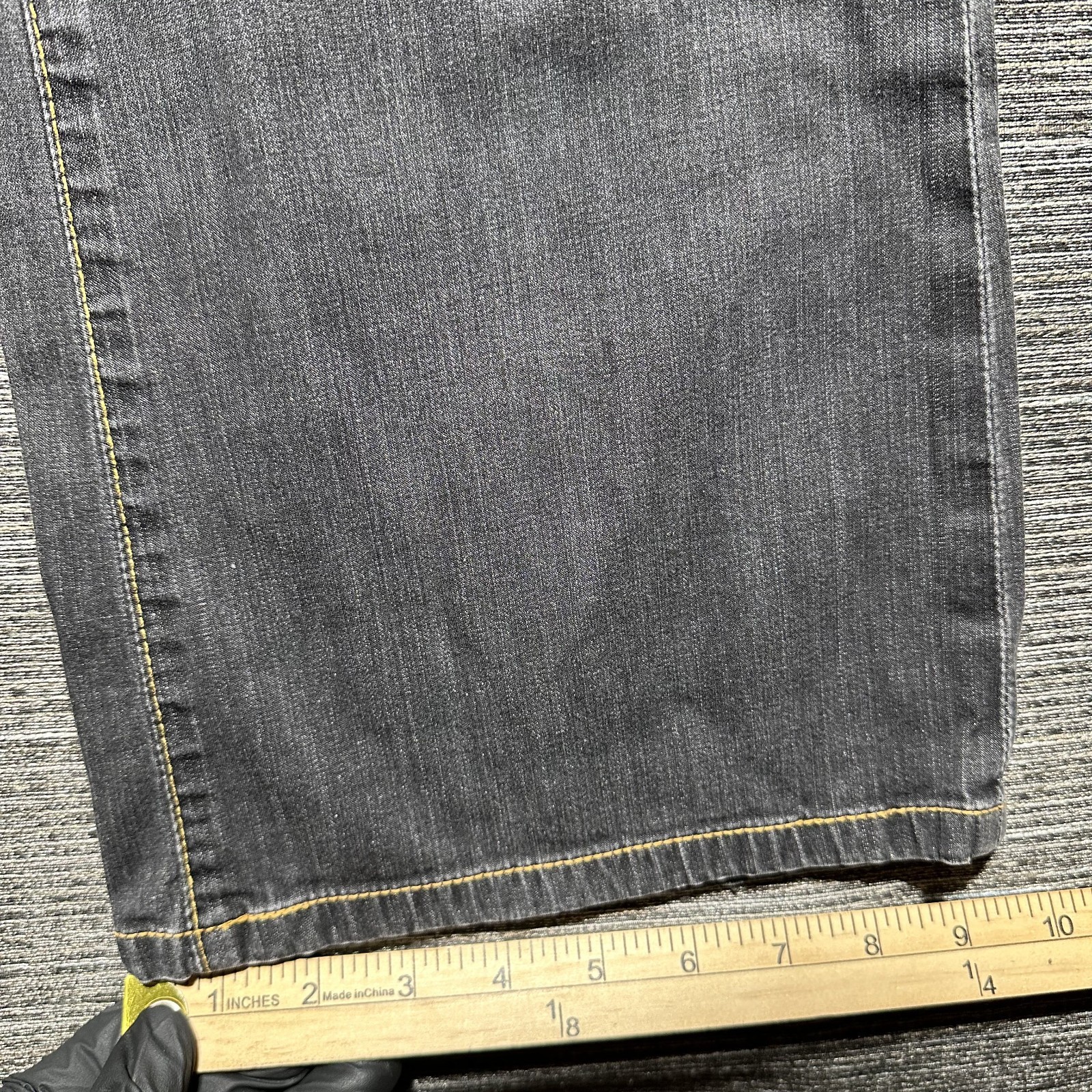 Adriano Goldschmied Jeans Women's Size 32x30 Gray Black The Angel Bootcut thumbnail 9