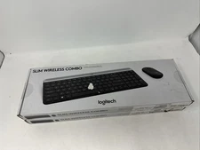 Logitech MK470 Slim Wireless Keyboard and Mouse Combo - Black/Gray Open box