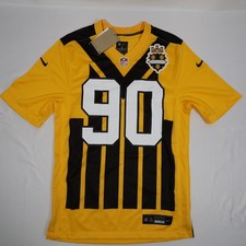 NWT Nike L T.J. Watt Pittsburgh Steelers Alternate 1933 Jersey Size Small $179