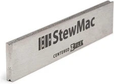 StewMac Compact Z-File Guitar Fret Crowning File, 150-Grit, Centered (6422)