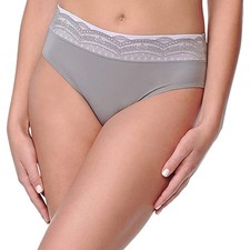 Warner's Womens No Pinching No Problems Hi-Cut Microfiber Brief RT7401P