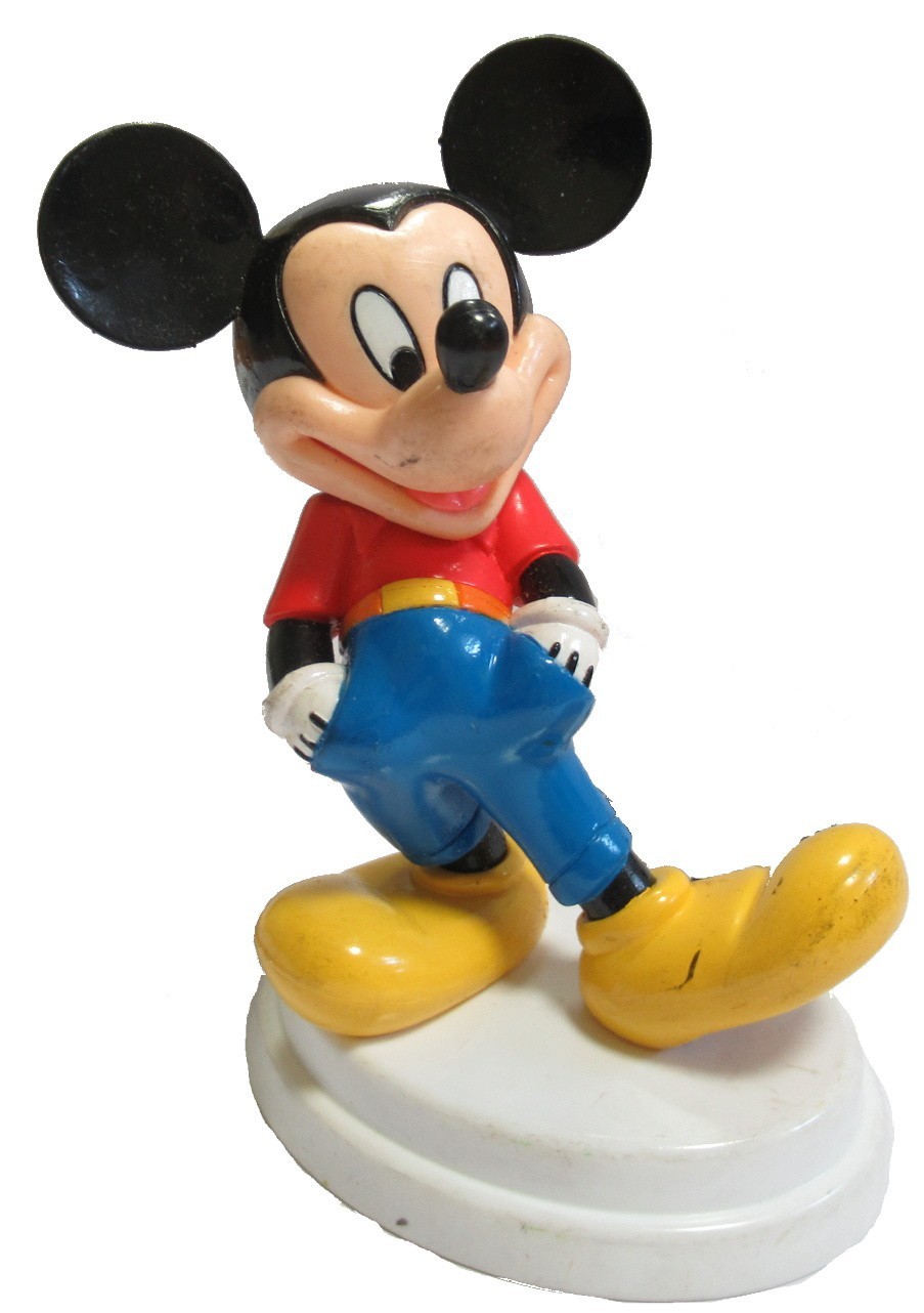 MICKY Maus Figur Mickey Mouse De Agostini 3D SERIE 1 Basis weiß