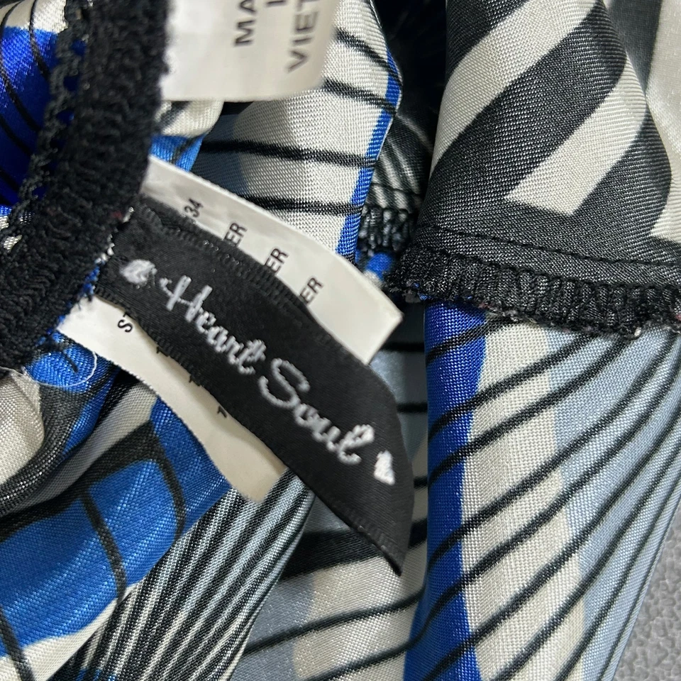 Heart Soul 女式 Y2K 婴儿娃娃上衣 XL 码绑带缎面仙女垃圾奇思 — 第 4/4 张图片