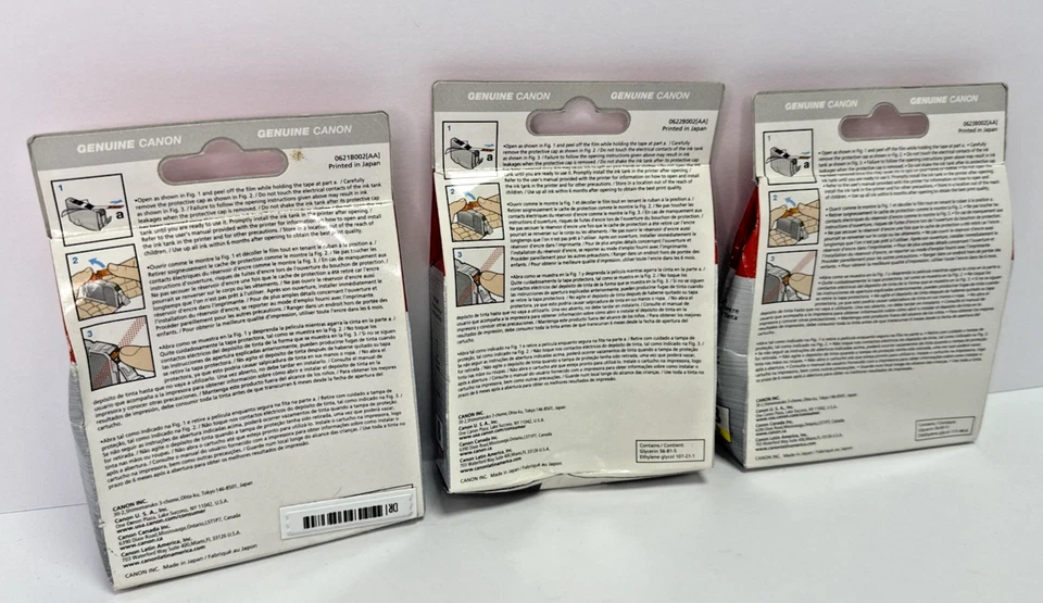 LOTE - CARTUCHOS DE TINTA AMARILLA CANON PIXMA CLI-8C CIAN & CLI-8M & CLI-8Y (caducados) Foto 3 de 4