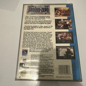 Ground Zero Texas Sega CD CIB W Both Discs & Manual - Not Tested