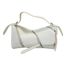 Alaïa White Le Zip Leather Top-handle Bag