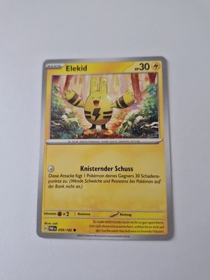 Elekid 059/182 Normal Paradoxrift Pokemon Karte Deutsch Near Mint