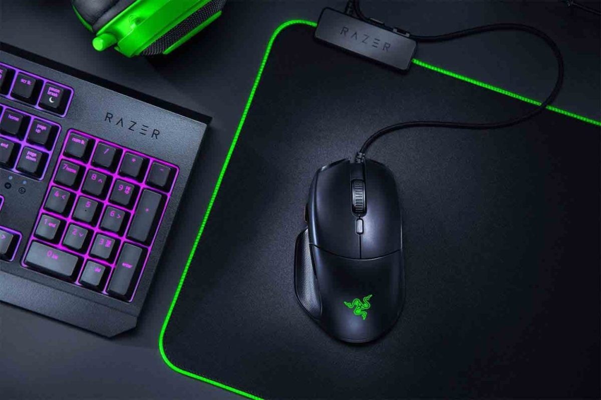 Razer Basilisk Essential Gaming Mouse with Multi-Function Paddles and 7 ...