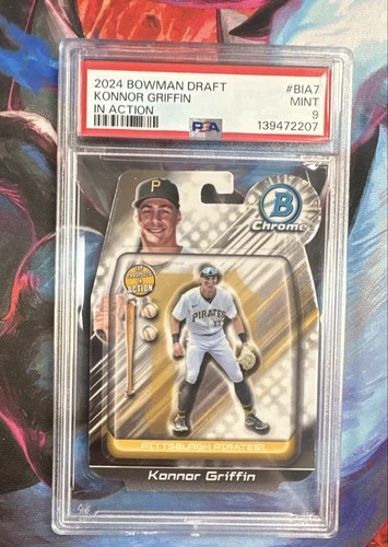 2024 Bowman Draft - Bowman in Action Konnor Griffin #BIA-7 (RC) PSA 9 MINT