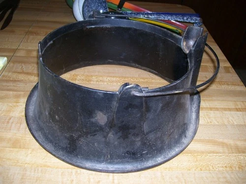 Antique Cast Iron Griswold Erie PA Patt 158 #9 High Style Waffle Iron Base RARE