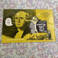 Woody Allen What’s Up Tiger Lily? 1966 Ad & Poster Campaign Lovin’ Spoonful Rare