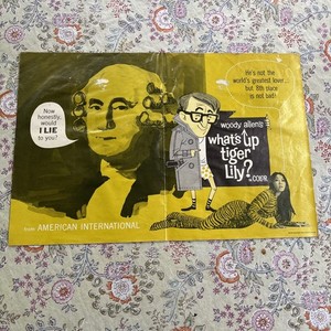 Woody Allen What’s Up Tiger Lily? 1966 Ad & Poster Campaign Lovin’ Spoonful Rare