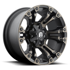 18x9 Fuel Wheels D569 Vapor Matte Black Double Dark Tint Rims 5x114.3 Et1 1pc