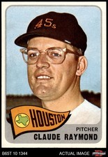 1965 Topps #48 Claude Raymond Astros 8 - NM/MT