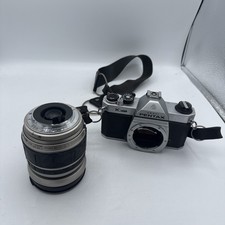 PENTAX K1000 SLR Film Camera with 35 mm W/Tamron 28-200mm Aspherical Lens READ