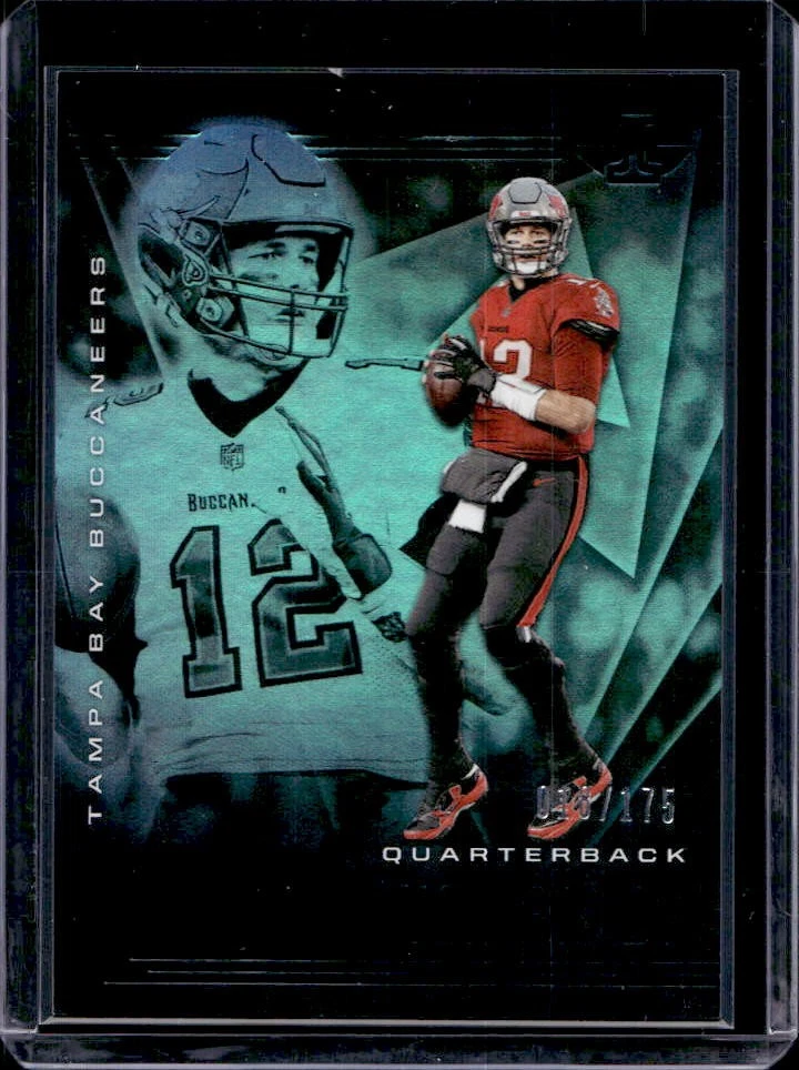 2020 Illusions Tom Brady Trophy Collection Teal #/175