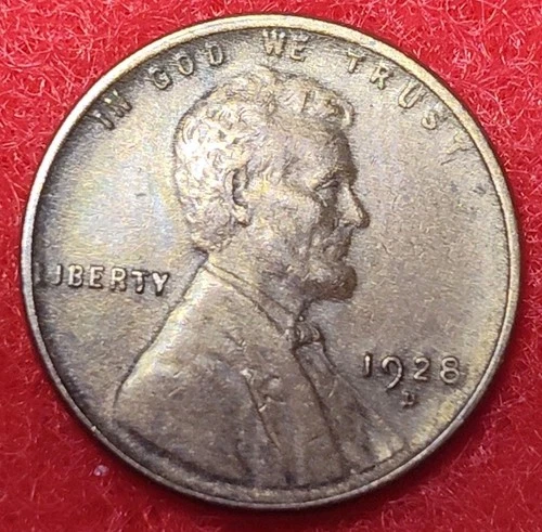 1928D Lincoln Cent / Extremely Fine XF with Details / Low Shipping / Coin #L281