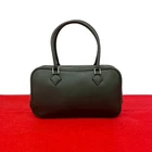 HERMES Mini Plume Elan Handbag Swift gray o4019