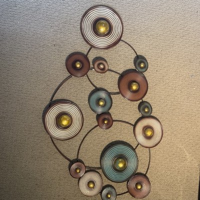 Used Piece Of Metal Wall Decor