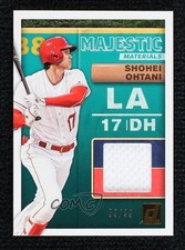2019 Panini Donruss Majestic Materials Gold 89/99 Shohei Ohtani #MM-SO 1a6x