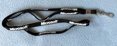 Microsoft Schlüsselband Lanyard schwarz neu