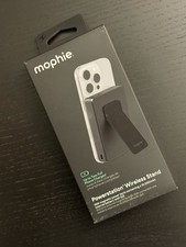 Mophie 15W Wireless Powerstation Stand 10000mAh Black QI2 Fast Charging Portable