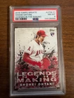 2018 Topps Update Shohei Ohtani Legends in the Making RC #LTM-21 PSA 8 NM-MT