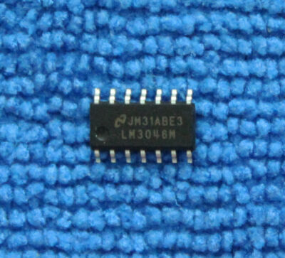 10pcs LM3046M IC TRANSISTOR ARRAY SOIC-14 #D9#