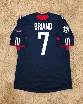 Olympique Lyonnais OL Adidas 2010/2011 CL Briand 3rd Soccer Jersey