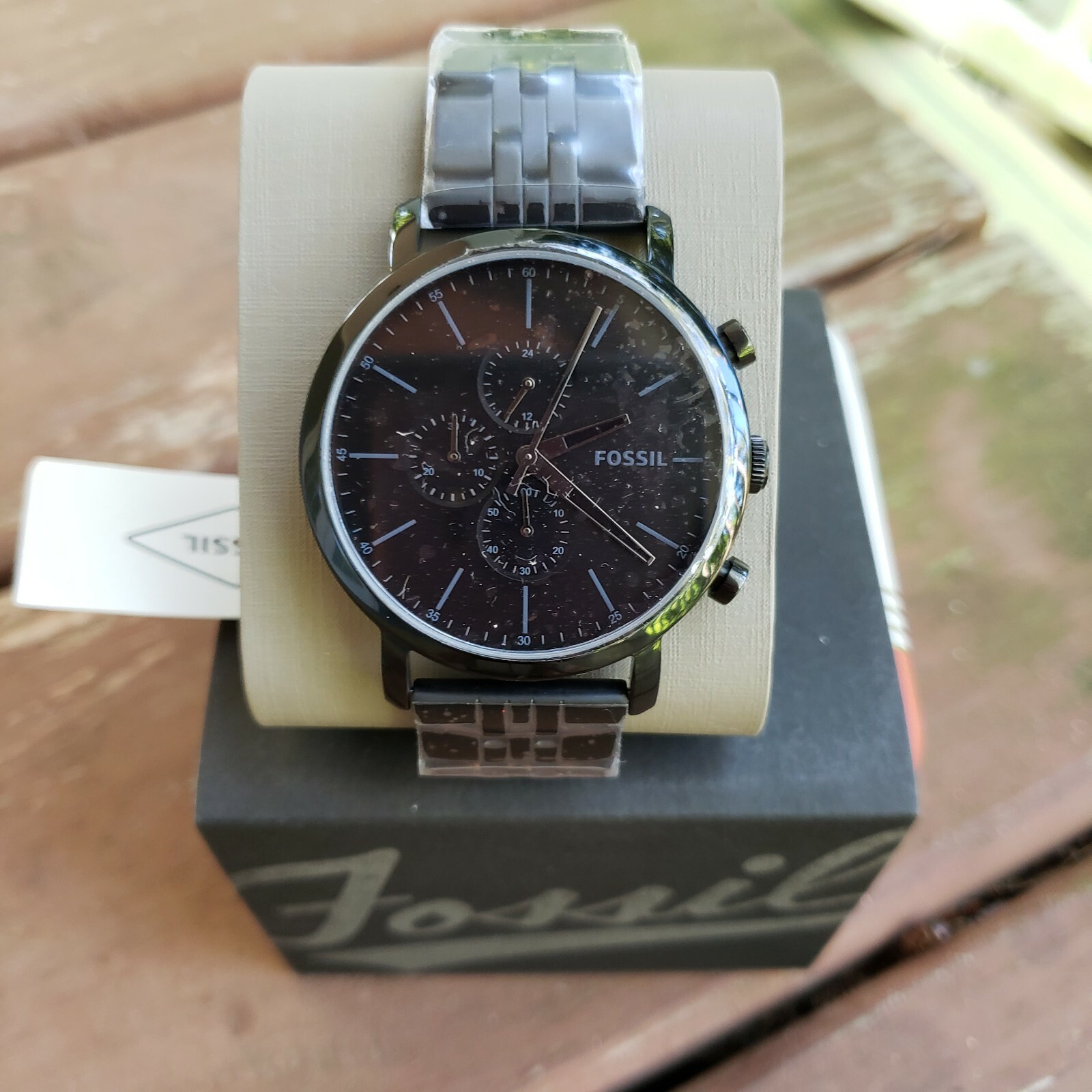 Fossil Bq2330 Men's Luther Black 