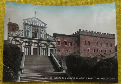 Ansichtskarte Firenze, Basilikia von S. Miniato auf dem Berg  1954  (41-23)