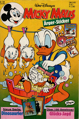 Micky Maus Heft Nr. 44  25. 10. 1990 Walt Disney Egmont Ehapa Verlag GmbH