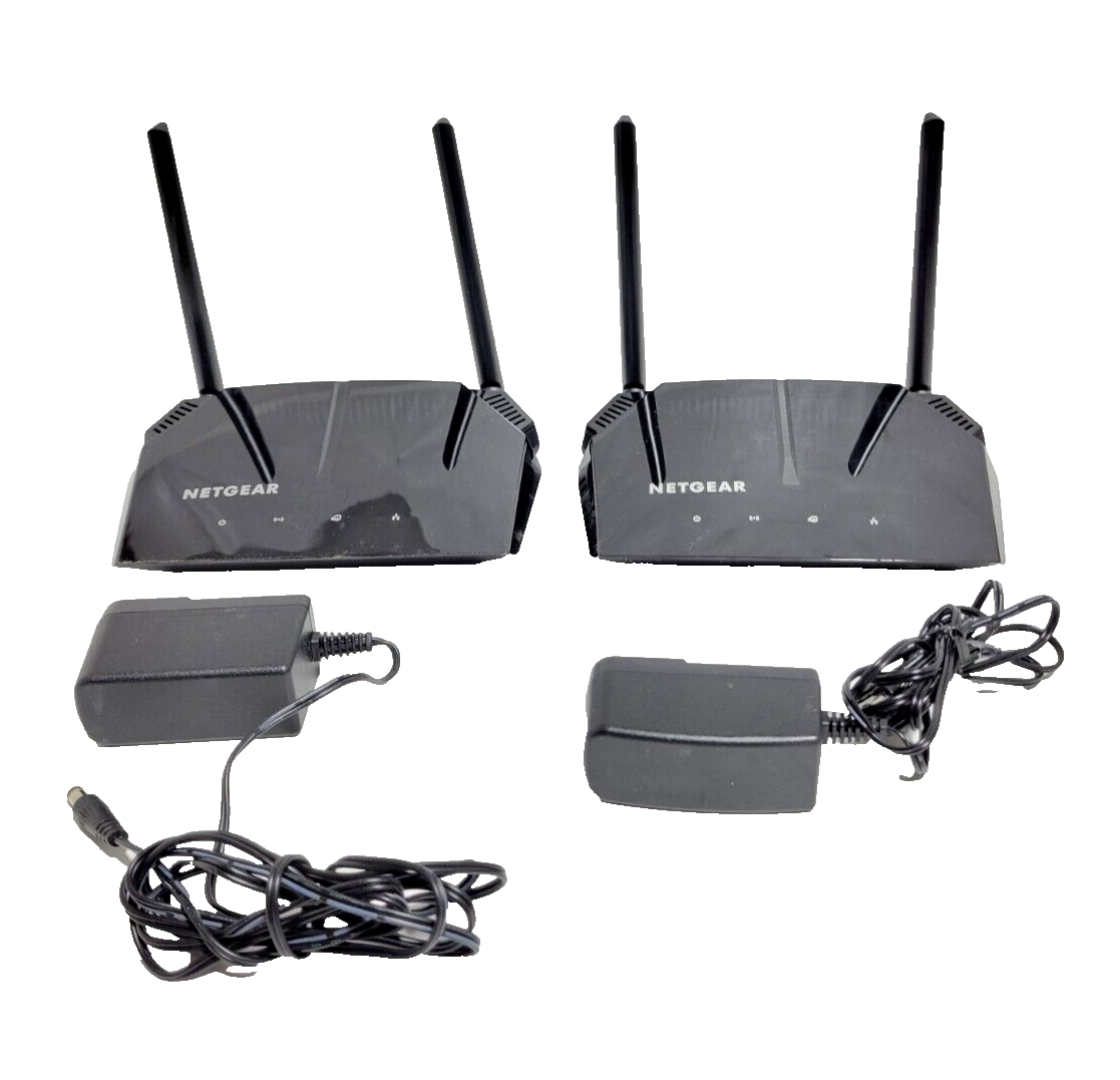 LOT OF 2 Netgear AC1000 Dual Band Wifi Router Model R6080 (up to