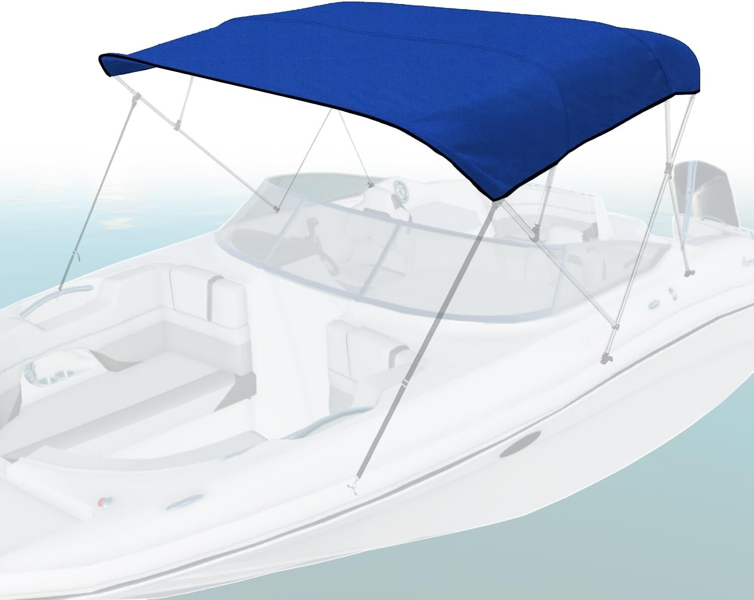 Seal Skin Covers 4 Bow Bimini Top Replacement Canvas Only Cover 96" L 97"-103" W