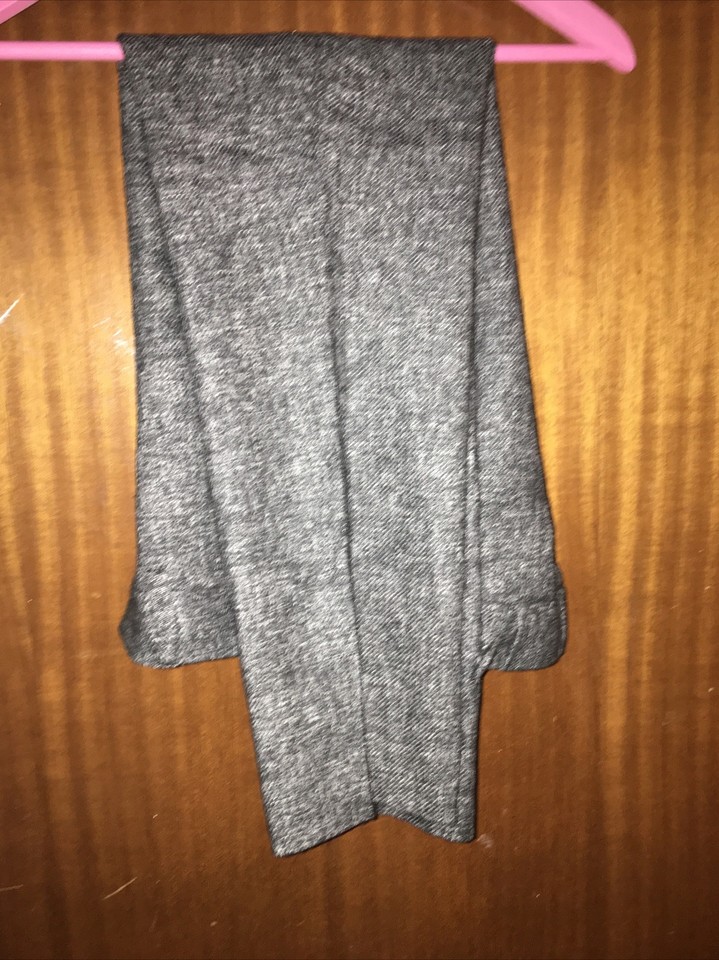 Whistles Grey / Black Flecked Tapered Size 10 Cotton Blend Ankle Length