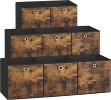 8-piece storage box set, foldable cloth storage box, 13 in 13 in 13 in