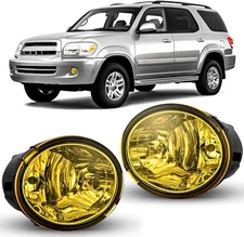 Nilight Fog Lights Assembly for 2001-2007 Toyota Sequoia 2000-2006 Toyota Tundra