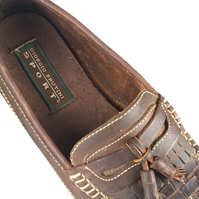 Giorgio Brutini Dress Shoes Genuine Leather, Brown Men display picture 1