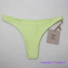 NEW Stone fox swim free people enki bikini bottoms green, size M