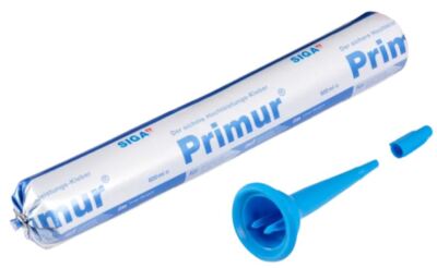 Siga Primur Beutel  Dampfsperre Dampfbremsfolie Klebeband 600 ml Folienkleber