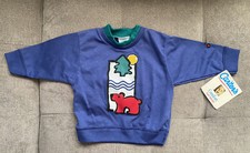 VINTAGE NEW Carter  s Baby Blue Top Bear UAS 12mo. NWT