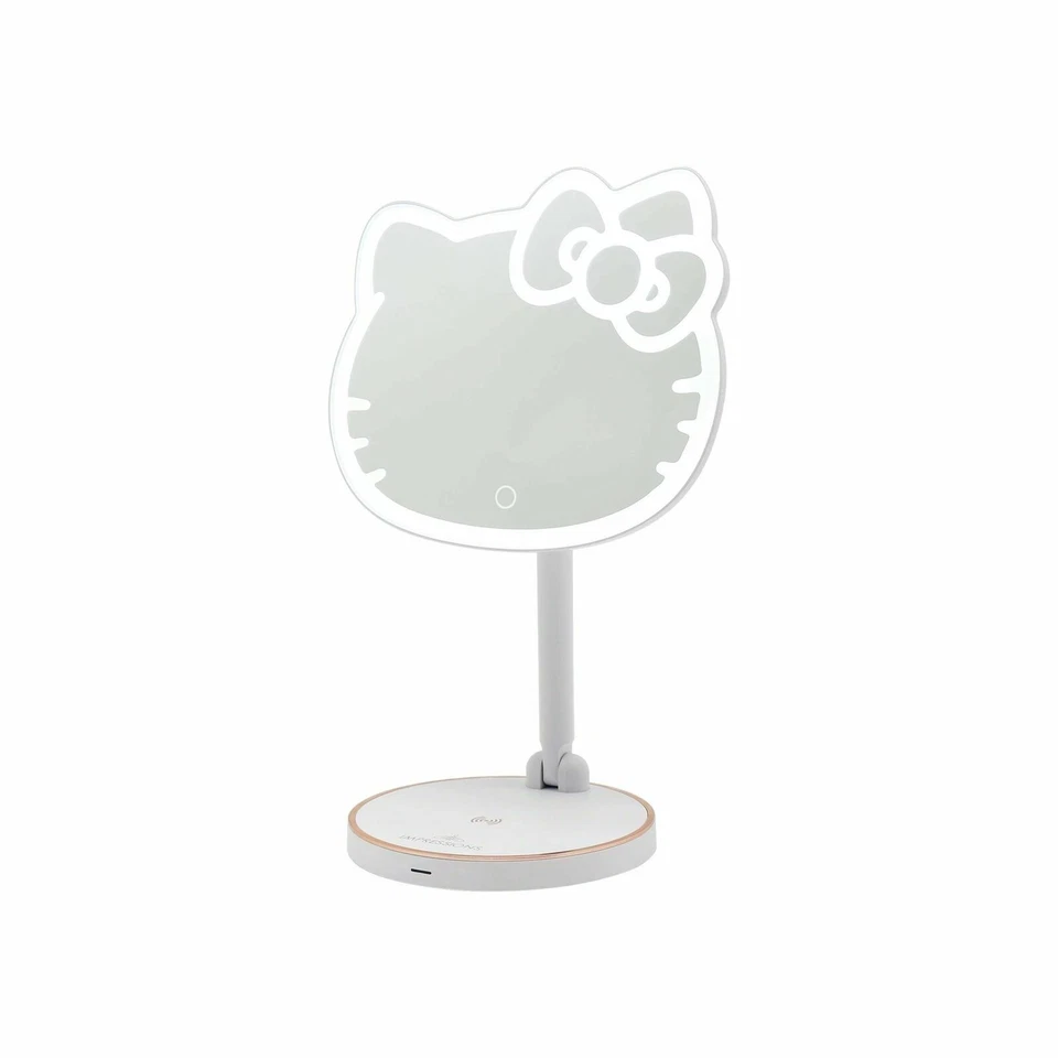 Espejo de Maquillaje LED Recargable Hello Kitty y Espejo LED Compacto Inalámbrico - Nuevo Foto 3 de 4