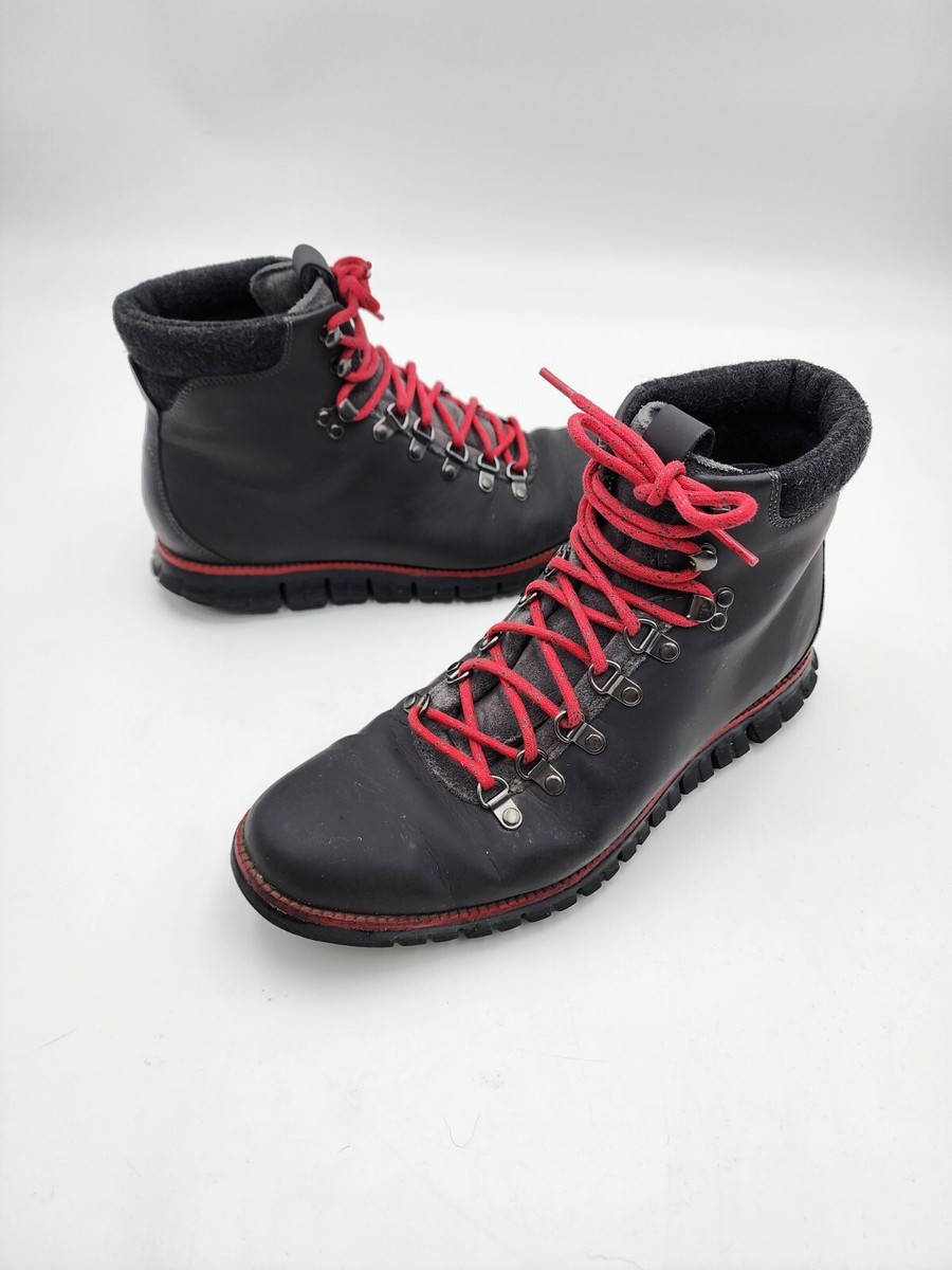 COLE HAAN Zerogrand Hiker Boots C29486 Magnet Leather Men display picture 1