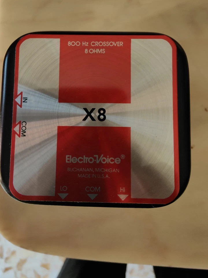 Electro-Voice crossover X8 e X36 originali a 2 vie da 8 Ohm- COPPIA - Immagine 2 di 3