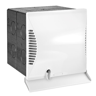 Dimplex DL 50 WE2 Wohnraumlüftungsgerät + DL 50 Q Wandhülse quadratisch +